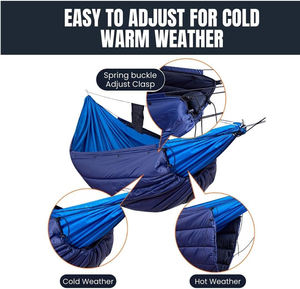 <span class=keywords><strong>Hamaca</strong></span> ligera portátil para acampar, capa térmica, <span class=keywords><strong>hamaca</strong></span> táctica, manta moderna con estampado para exteriores para adultos - Product Image 5