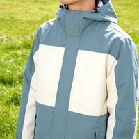 Veste Softshell Homme Imperméable et Coupe-Vent Doublée Polaire à Capuche pour Randonnée en Extérieur – Couleurs Variées