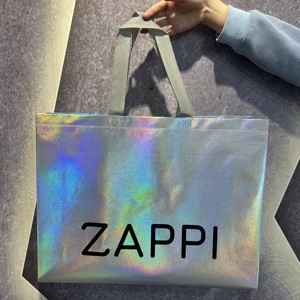 Bolsa <span class=keywords><strong>de</strong></span> Regalo Holográfica Reutilizable, Bolsa <span class=keywords><strong>de</strong></span> <span class=keywords><strong>Tela</strong></span> No Tejida, Bolsa <span class=keywords><strong>de</strong></span> Compras <span class=keywords><strong>de</strong></span> Polipropileno No Tejido <span class=keywords><strong>con</strong></span> <span class=keywords><strong>Asas</strong></span> - Product Image 6