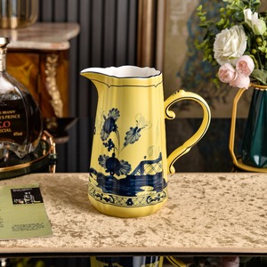 Tetera de Porcelana de Lujo con Diseño Floral, Plato para Celebraciones de Boda, Soporte para Té de la Tarde, Estilo Americano, Portátil y Ecológico - Product Image 3