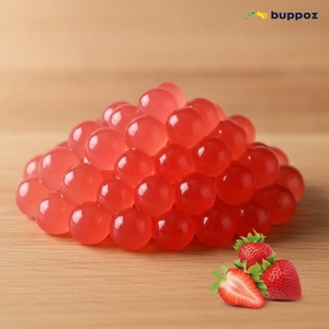 ไข่มุกป๊อปปิ้งรสสตรอว์เบอร์รี่ ไต้หวัน ฮาลาล ไข่มุกฮาลาล ทีพีโอคาฮาลาล - Product Image 2