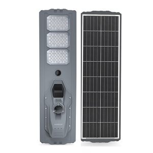 ไฟถนนโซลาร์เซลล์ LED 300W สำหรับภายนอกอาคาร ควบคุมระยะไกล อัตโนมัติ พร้อมระบบเซ็นเซอร์ สำหรับงานอุตสาหกรรม ฉุกเฉิน และรักษาความปลอดภัย - Product Image 1
