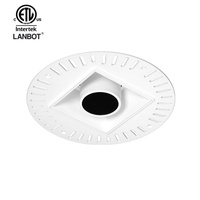 Module de plafonnier encastré LED anti-éblouissement de 4 pouces, sans boîtier, certifié ETL, 5 CCT réglables