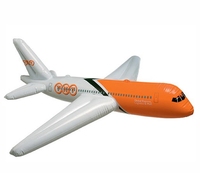 Vente en gros de jouet d'avion gonflable en PVC pour enfants, modèle d'avion gonflable publicitaire pour la promotion, petit avion gonflable personnalisé