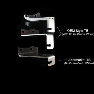 Boîtier de papillon de style OEM pour Integra RSX CRX Honda Civic K Series en alliage d'aluminium avec commande de vitesse de croisière - Product Image 1