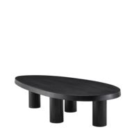 Meubles de salon de style classique, style extravagant, canapé en bois de mahogany massif, table basse
