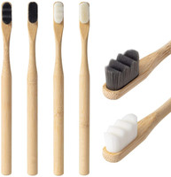 Brosse à dents en bambou activée à poils nano 20000