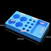 Estante de Almacenamiento de Orina y Heces de Plástico ABS Azul, Duradero, Montado en la Pared, Diseño Desmontable para Hospital, Clínica, Laboratorio