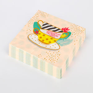 Роскошные печатные Коктейльные бумажные салфетки на заказ салфетки одноразовые салфетки для свадебного ресторанного бара - Product Image 3