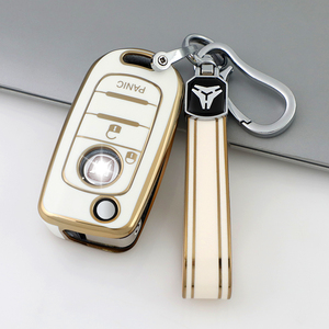 Coque de protection pour clé de voiture en TPU souple de qualité supérieure pour <span class=keywords><strong>Fiat</strong></span> <span class=keywords><strong>500</strong></span> Panda Ducato 500L Punto Lancia Musa porte-clés porte-clés <span class=keywords><strong>sac</strong></span> usine directe - Product Image 4