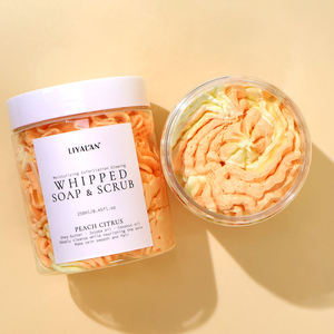 Exfoliante Corporal Natural Batido de 250ml con Melocotón y Cítricos, con Manteca de Karité y Aceite de Jojoba, Marca Privada OEM - Product Image 3