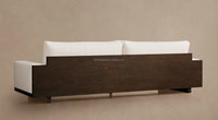 Nouveau canapé modulable en tissu au design moderne, personnalisable, avec pieds en bois, pour salon de villa, mobilier de maison