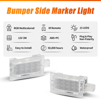 Lumière de courtoisie de porte de voiture LED RVB d'éclairage à haute intensité pour Chrysler pour Dodge