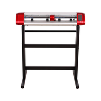 Otomatik kontur fonksiyonu 72cm Skycut C24 vinil yapışkan ile GED 24 inç çizim kesici kesici makinesi