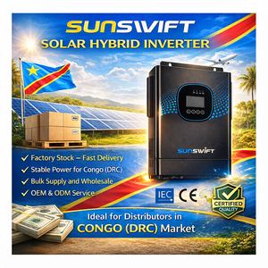 Système solaire hybride 1,5 kVA 12 V pour usage domestique au Congo |   Système d'alimentation de secours hors réseau avec MPPT pour système d'énergie solaire - Product Image 1