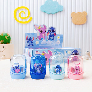 Sanrio Taille-crayon en plastique coloré de dessin animé mignon Taille-crayon manuel Capybara Stitch - Product Image 4