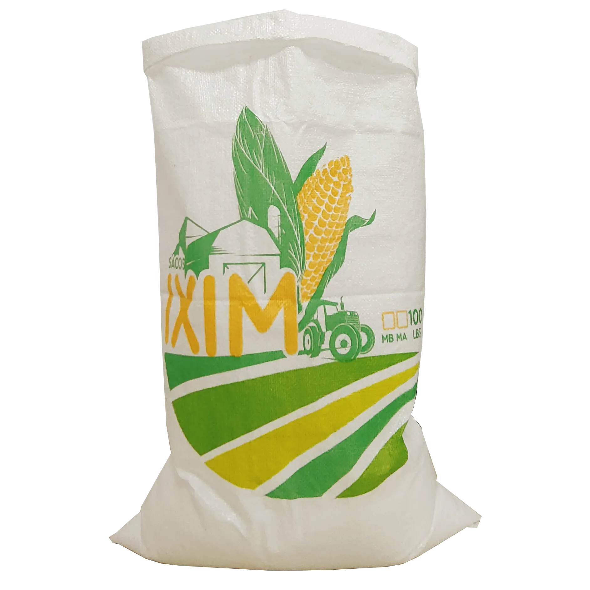 Sac de maïs de riz tissé pp laminé OEM 100kg 80kg 60kg 50 kg 25kg sacs de raphia en polypropylène