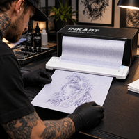 Rouleau de papier transfert thermique A4 pour tatouage, feuilles de pochoirs faciles à appliquer, durable plus de 20 jours, pour imprimante jet d'encre, copieur, art corporel, Inkart 30m