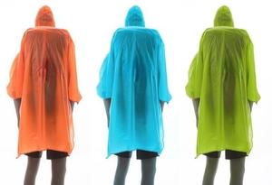 Multifunction 3 in 1 Poncho Sleeves <strong>Raincoat</strong> 15 D Silicon Poncho for Outdoor Hiking Fishing Outdoor <strong>Nylon</strong> - Product Image 4