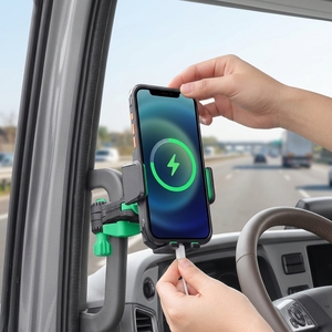 Soporte para Teléfono de Camión con Logotipo Personalizado, Resistente a Impactos, para Excavadora, Montacargas, Conducción Segura, Rotación de 360 Grados °   Soporte para Teléfono de Coche - Product Image 2