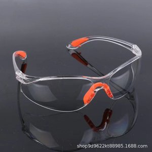 แว่นตานิรภัยป้องกันฝุ่นทราย 168 ป้องกันฝ้า ดูดซับแรงกระแทก สำหรับงานอุตสาหกรรม ป้องกันฝุ่นละออง ใส ใช้ในห้องปฏิบัติการ ขี่จักรยาน - Product Image 2