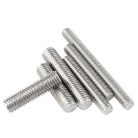 Stainless Steel Threaded Rod Full - Thread Bar M2 M2.5 M3 M4 M5 M6 M8 M10 M12 M14 M16 M18 M20 Length 1m - 3m Threaded Rod