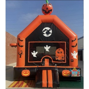 Château gonflable gothique d'Halloween, château gonflable fantôme sorcière, aire de jeux pour l'intérieur et l'extérieur - Product Image 5
