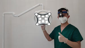 Instrumen bedah medis JD1700l lampu Operasi Operasi Operasi langit-langit LED kecil harga pabrik untuk lampu gigi - Product Image 4