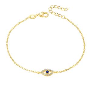 กำไล925เงินสเตอร์ลิงแบบปรับได้โรเดียมสีทองสำหรับผู้หญิงสำหรับงานเลี้ยงงานแต่งงานของขวัญแต่งงานเพทาย - Product Image 6