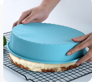 8inch Silicone hình tròn bánh Chảo Silicone vòng bánh khuôn cho lớp bánh pho mát bánh cầu vồng bánh và đế lót ly nhựa - Product Image 4