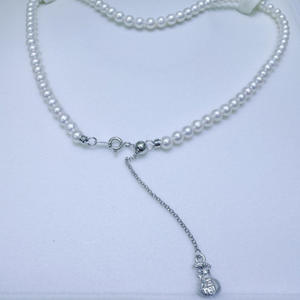 สร้อยคอมุกน้ำจืดแท้ 5-6 มม. สำหรับผู้หญิง แบรนด์ Zhuji หรูหรา พร้อมสายเงินแท้ S925 ประดับออโรร่า  แทบไร้ตำหนิ  พร้อมถุงนำโชค - Product Image 4