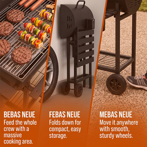 Grande <span class=keywords><strong>Griglia</strong></span> BBQ Americana Moderna in Metallo <span class=keywords><strong>per</strong></span> Uso Domestico, <span class=keywords><strong>Forno</strong></span> a Carbone <span class=keywords><strong>per</strong></span> Esterni, Cortile, B&B, Terrazza e Feste - Product Image 4