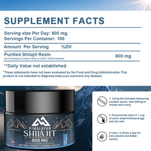 Bitki özü saf himalaya Shilajit özü 50% Fulvic asit 30g/50g/şişe Shilajit reçine saf - Product Image 4