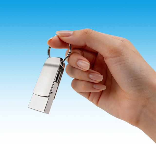 New Hot Sale 2 1 USB 3.0 Type-C 8g Metal Flash Drive High Speed 16GB/32GB/64GB/128GB for Android Phone Laptop Macbook