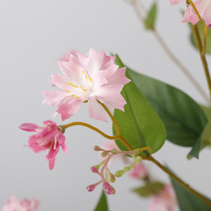 QIHAO Artificial Willow Chrysanthemum <b>Flower</b> High Simulation Plastic Silk Home Decor Wedding Props - Product Image 4