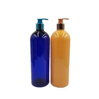 Vente en gros de flacons pompe vides en plastique PET colorés pour savon liquide, savon pour les mains, lotion corporelle