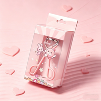 Boîte d'emballage en PVC transparent avec crochets pour supports de cils, forme/épaisseur/logo personnalisables, revêtement UV, usage cosmétique