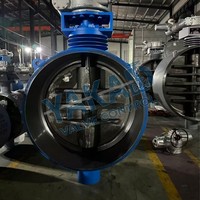 Vanne papillon en acier inoxydable pour applications marines offshore 316L/304/CF8M/Duplex 2205 4"/6"/8"/10" Classe 300 à brides