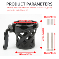 Support de tasse à eau très vendu, support de bouteille de boisson pour moto, porte-gobelet pour moto, support pour Goldwing GL1800