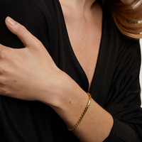 Bijoux simples, bracelet en argent sterling 925 plaqué or 18 carats, grande chaîne serpent, pour hommes et femmes, bijoux universels pour le poignet, cadeau
