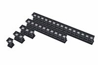 Bande lumineuse led W54 x H80mm en alliage anodisé 6063 avec diffuseur PC, extrusion d'aluminium, profilé led