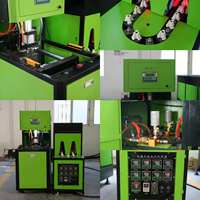 Machine de fabrication de seaux d'eau potable en plastique PET à 1 cavité de 10 L, machine de soufflage de bouteilles semi-automatique à haute vitesse