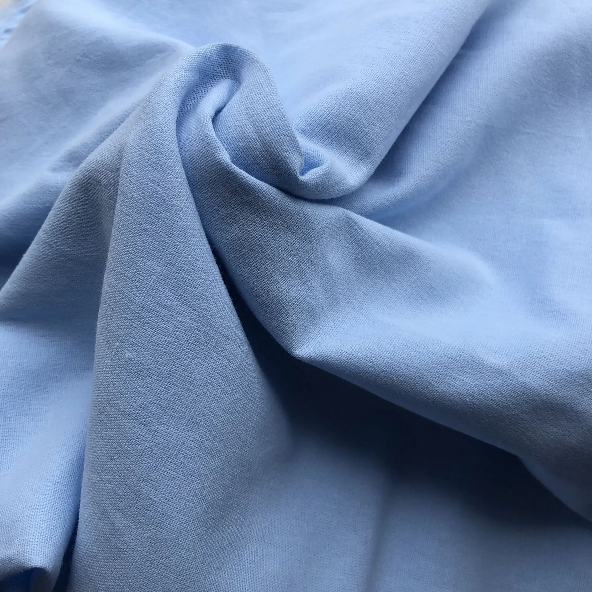 CVC 50/50 110x76 100gsm polyester/cotton fabric school uniform material fabric tc poplin shirting fabric