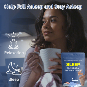 OEM özel etiket uyku mantar kakao tozu sıcak kakao karışımı Reishi l-theanine Melatonin ve chicao uyku desteği ile - Product Image 6