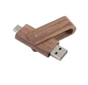 Gỗ Loại C OTG USB Flash <span class=keywords><strong>Drive</strong></span> 16GB ổ đĩa ngón tay cái bằng gỗ USB Stick Walnut tre Maple bút ổ đĩa thiết bị lưu trữ - Product Image 2