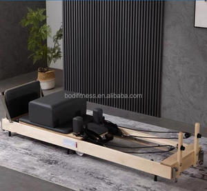 Máquina reformadora de Pilates plegable portátil, equipo de cama plegable de madera de alta calidad - Product Image 5