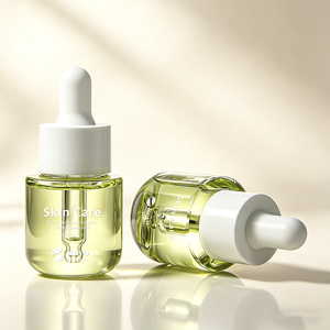 Nuovo Design Flacone per Siero Capelli e Profumo 30ml, Base in PET a Parete Spessa, Ricaricabile, Colore Personalizzato, Confezione per Skincare con Tappo Contagocce - Product Image 1