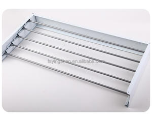 Support mural en métal rétractable pour linge, très résistant, peu encombrant, supports de séchage pour serviettes et vêtements - Product Image 2