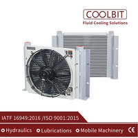 Refroidisseur d'huile d'air pour boîte de vitesses COOLBIT AH1417-CA/CD, échangeur de chaleur pour système de lubrification hydraulique