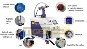 Pistola <span class=keywords><strong>Remachadora</strong></span> Automática TIGER para Remaches Ciegos, Ahorra Tiempo y Esfuerzo, Máxima Eficiencia de Alimentación - Product Image 5